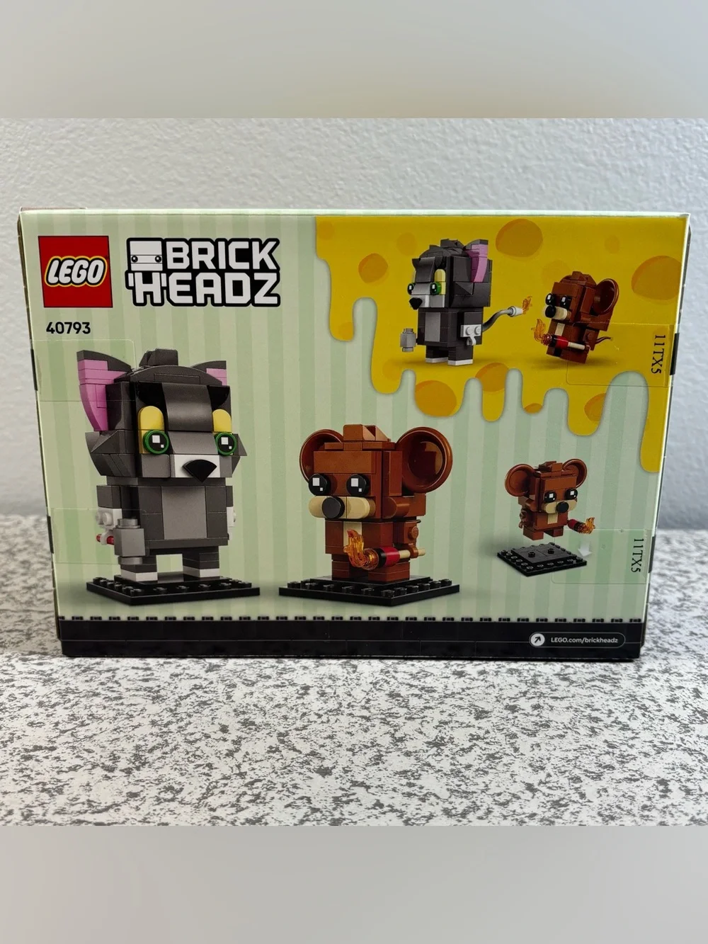 LEGO 40793 Brickheadz Tom & Jerry Figures Retired Set Kit New